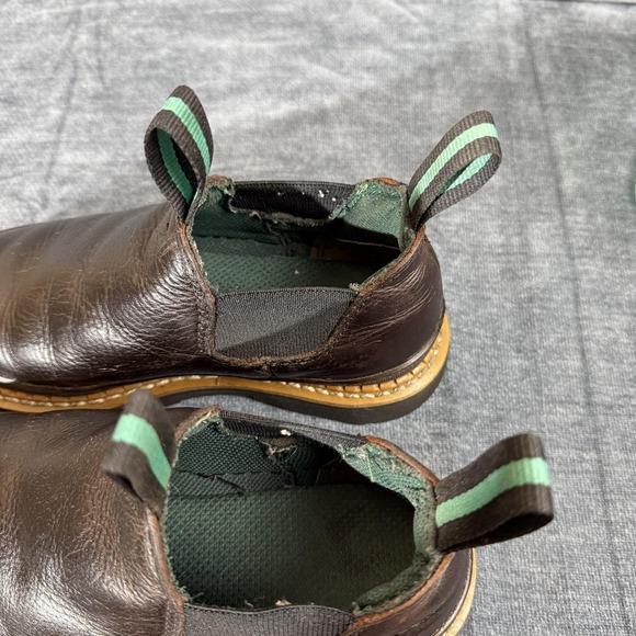 Georgia Boot GR362 Giant Romeo Boots Womens Size 6.5 Brown Leather Chelsea Work - Picture 5 of 9